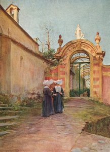 Entrée de la Villa Centurione, S. Margherita Ligure, c1910