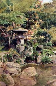 Jardin à Ashinoyu - Walter Frederick Roofe Tyndale
