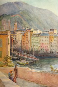 Le port de Camogli, vers 1910, 1912 - Walter Frederick Roofe Tyndale