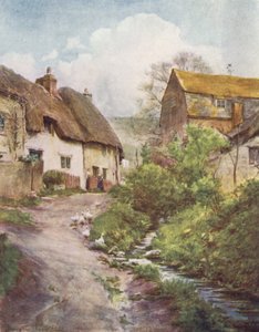 Wessex : Les cottages du moulin à Sutton Poyntz, près de Weymouth - Walter Frederick Roofe Tyndale
