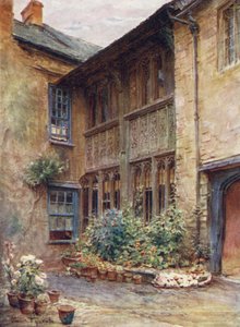 Wessex : la cour du Luttrell Arms, Dunster