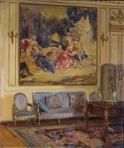 Boudoir, Château de Chaalis, 1914