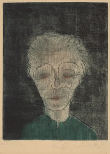 Homme fatigué, Autoportrait, 1923 - Walter Gramatte