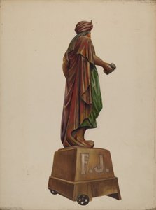 Figure de magasin de cigares, vers 1937 - Walter Hochstrasser