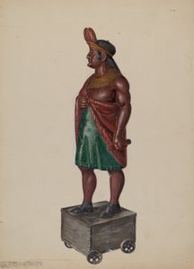Indien de magasin de cigares, vers 1936 - Walter Hochstrasser