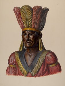 Indien de magasin de cigares, vers 1937 - Walter Hochstrasser