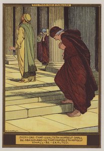 Le pharisien et le publicain - Walter Jenks Morgan