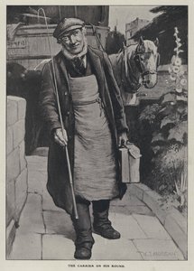 Le porteur dans sa tournée - Walter Jenks Morgan
