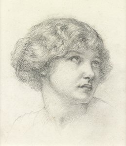 Tête de fille - Walter John (attr. to) Knewstub