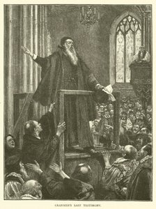Dernier témoignage de Cranmer - Walter Paget