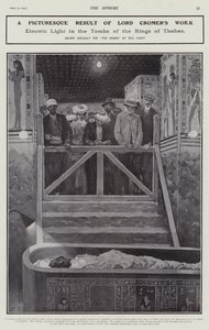 Lumière électrique dans les tombes des rois de Thèbes - Walter Paget