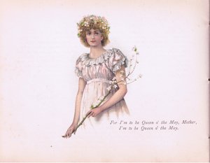 Je suis la reine de mai, mère (illustration de Tennyson Pictures) - Walter Paget
