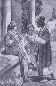 Le serment de trois camarades, illustration de My Magazine - Walter Paget