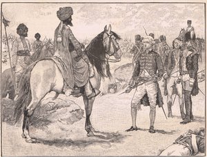 La reddition de Baillie à Hyder Ali, 1780 - Walter Paget