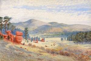Dans le parc Monument, Colorado, 1874