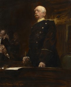 Portrait du prince Bismarck au Reichstag