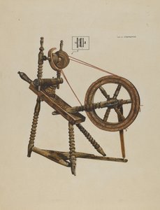Roue à filer jouet