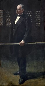 Charles Bradlaugh au barreau de la Chambre des communes, c.1892-93