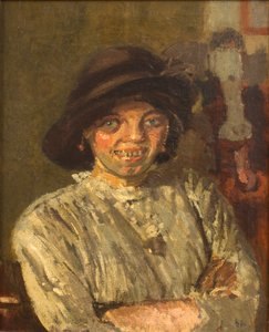 Poulet, vers 1914 (Huile sur toile)