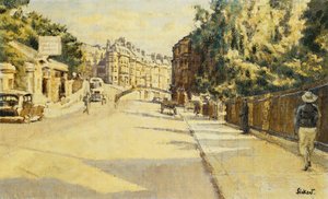 Rue de Londres, Bath, en direction de Walcot, vers 1939 - Walter Richard Sickert