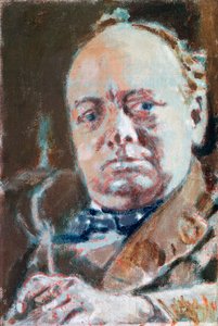 Portrait de Sir Winston Leonard Spencer Churchill - Walter Richard Sickert