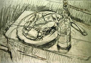 Nature morte avec homard - Walter Richard Sickert