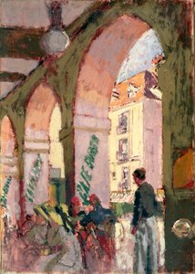 Le Café Suisse, ou Café des Arcades, Dieppe - Walter Richard Sickert
