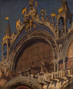 Les chevaux de Saint-Marc, Venise, 1905-06 - Walter Richard Sickert