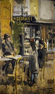 La petite boutique de thé, Dieppe - Walter Richard Sickert