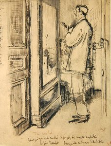 La nouvelle cravate, c.1922 - Walter Richard Sickert