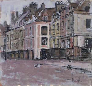 Les vieilles arcades, Dieppe, vers 1898-1900 - Walter Richard Sickert