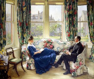 La salle du matin, vers 1907 - Walter Russell