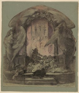 Conception pour une décoration murale peinte