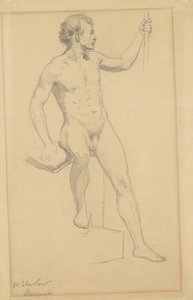 Nu Masculin Assis, vers 1870-77