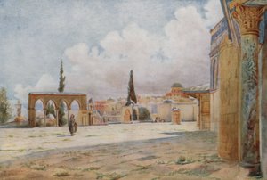 Porche sud de la mosquée et chaire d