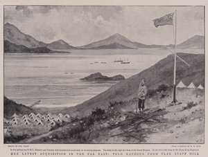 Notre dernière acquisition en Extrême-Orient, le port de Tolo depuis Flag Staff Hill - Walter Stanley Paget