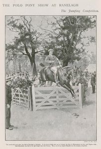 Le spectacle de poney polo à Ranelagh, la compétition de saut - Walter Stanley Paget