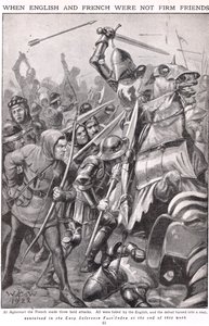Quand les Français et les Anglais se sont battus à Azincourt, illustration de 
