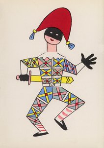 Figures des livres pour enfants : Arlequin