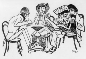 Littérateurs au Café des Westens
