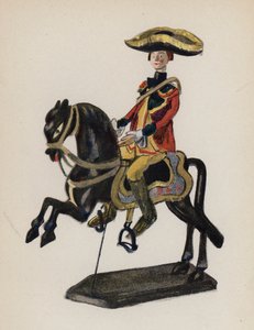 Vieux jouet peint par Walter Trier
