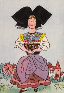 Les costumes fous de Walter Trier : Alsace, France