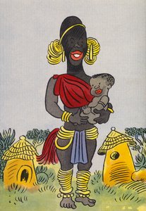 Les costumes fous de Walter Trier : Afrique centrale