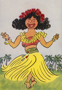 Costumes fous de Walter Trier : Hawaï