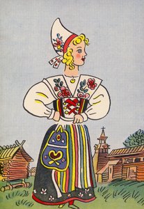 Les costumes fous de Walter Trier : Suède