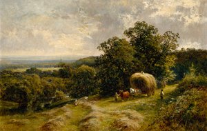 Transport de foin près de Brockham, Surrey - Walter Wallor Caffyn
