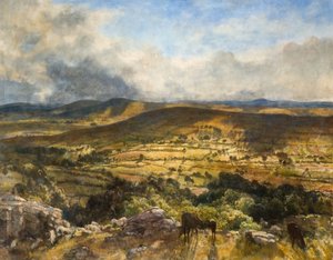 Widecombe In The Moor, Devon, 1922 - Walter Westley Russell