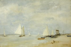 Yachts dans la coupe