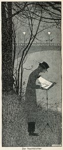 Der Nachtdichter, 1898 - Walther Caspari