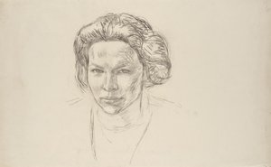 Portrait de femme - Walther Gamerith